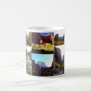 Zion Nationalpark-Collage Tasse