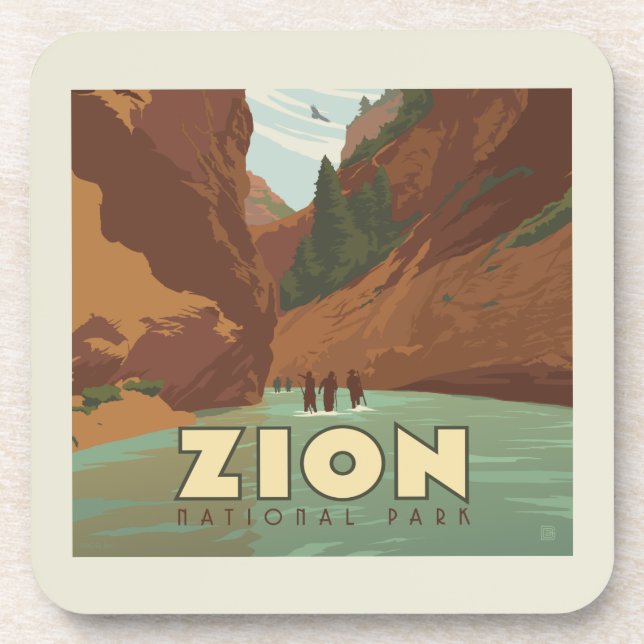 Zion-Nationalpark | Die Pfeile Getränkeuntersetzer (Vorderseite)