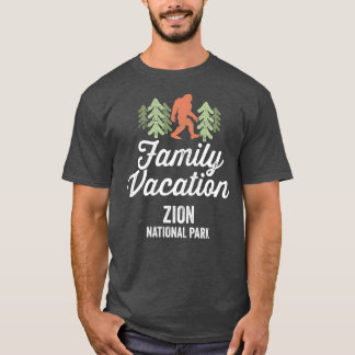 Zion Nationalpark Familienurlaub T-Shirt