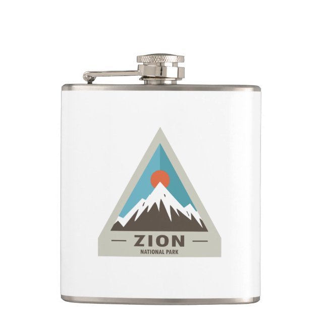 Zion-Nationalpark Flachmann (Vorderseite)