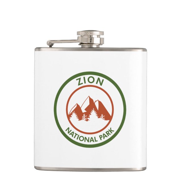 Zion-Nationalpark Flachmann (Vorderseite)