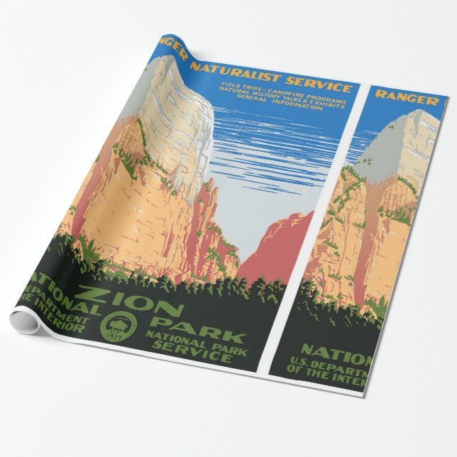 Zion Nationalpark Geschenkpapier (Ungerollt)