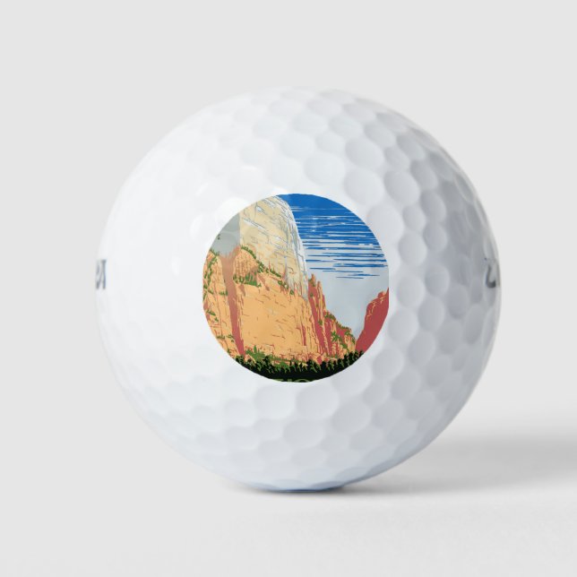 Zion-Nationalpark Golfball (Vorderseite)