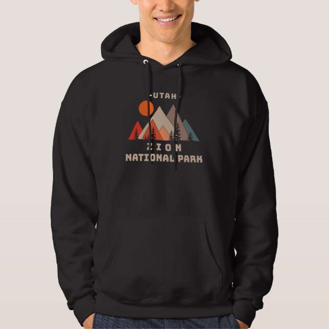 Zion-Nationalpark Hoodie (Vorderseite)