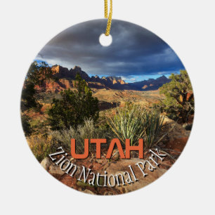 Zion Nationalpark Keramik Ornament