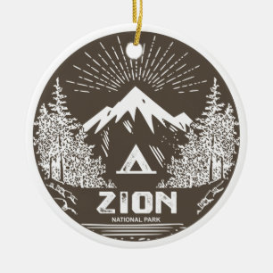 Zion-Nationalpark Keramik Ornament