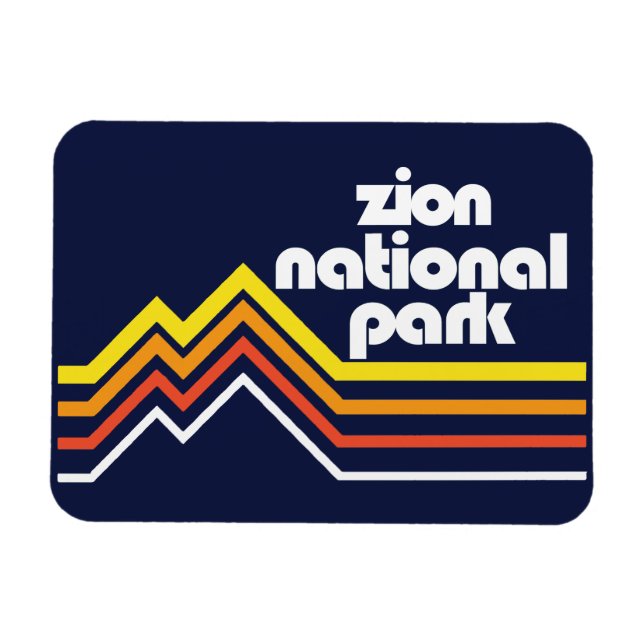 Zion-Nationalpark Magnet (Horizontal)
