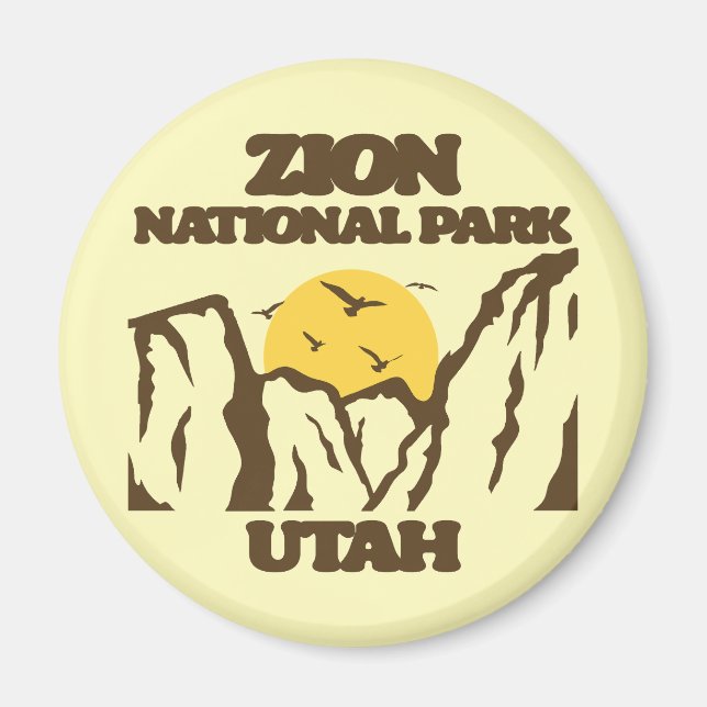 Zion-Nationalpark Magnet (Vorne)