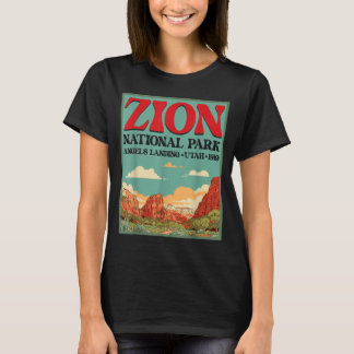 Zion Nationalpark Outdoors Angels Landing Utah T-Shirt