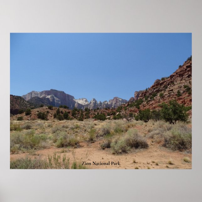 Zion-Nationalpark Poster (Vorne)