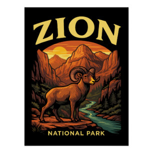 Zion-Nationalpark Poster