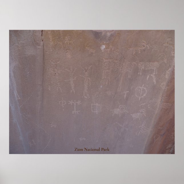 Zion-Nationalpark Poster (Vorne)