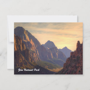 Zion-Nationalpark Postkarte