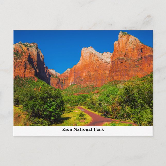 Zion-Nationalpark Postkarte (Vorderseite)