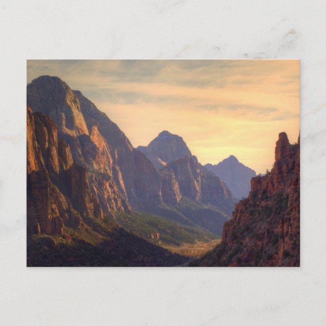 Zion-Nationalpark Postkarte (Vorderseite)