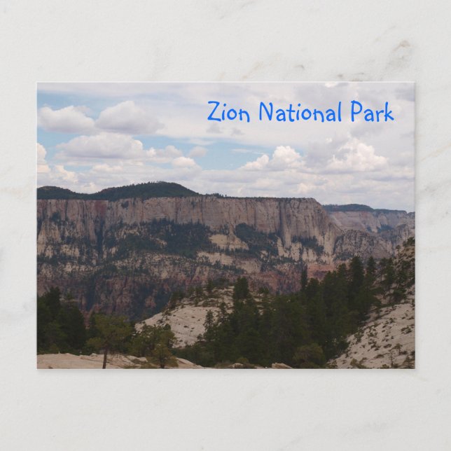 Zion-Nationalpark Postkarte (Vorderseite)