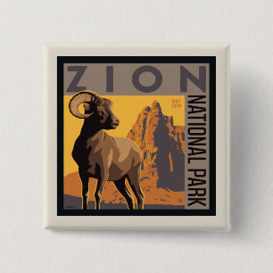 Zion-Nationalpark Ram Button