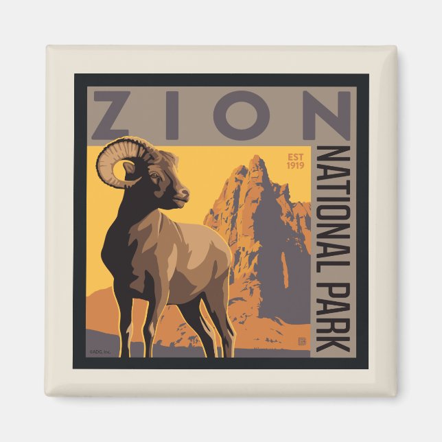 Zion-Nationalpark | Ram Magnet (Vorne)