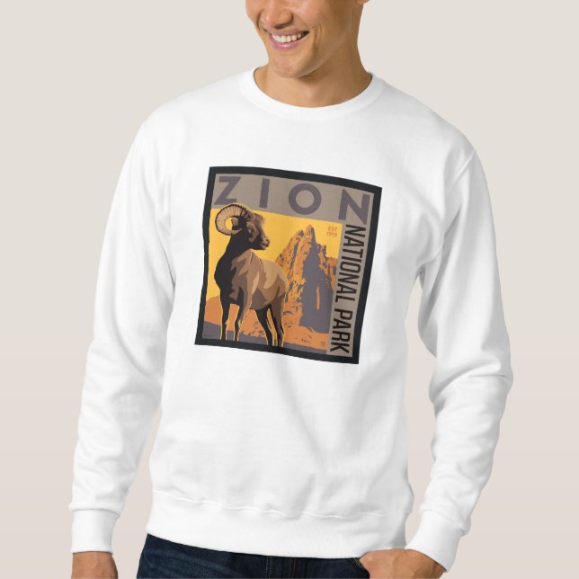 Zion-Nationalpark | Ram Sweatshirt (Vorderseite)
