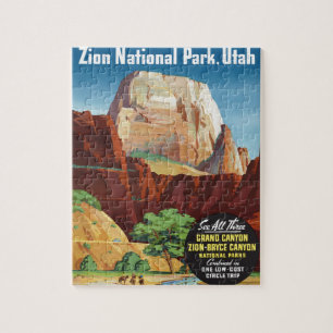Zion Nationalpark, Reise Utahs Amerika Puzzle