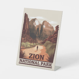 Zion-Nationalpark Sockelschild