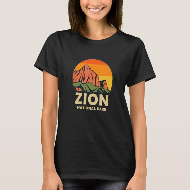 Zion-Nationalpark T-Shirt (Vorderseite)