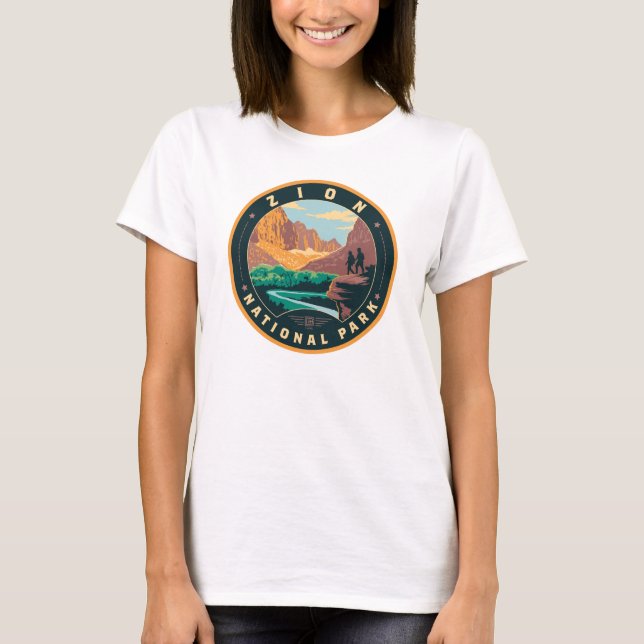Zion-Nationalpark T-Shirt (Vorderseite)