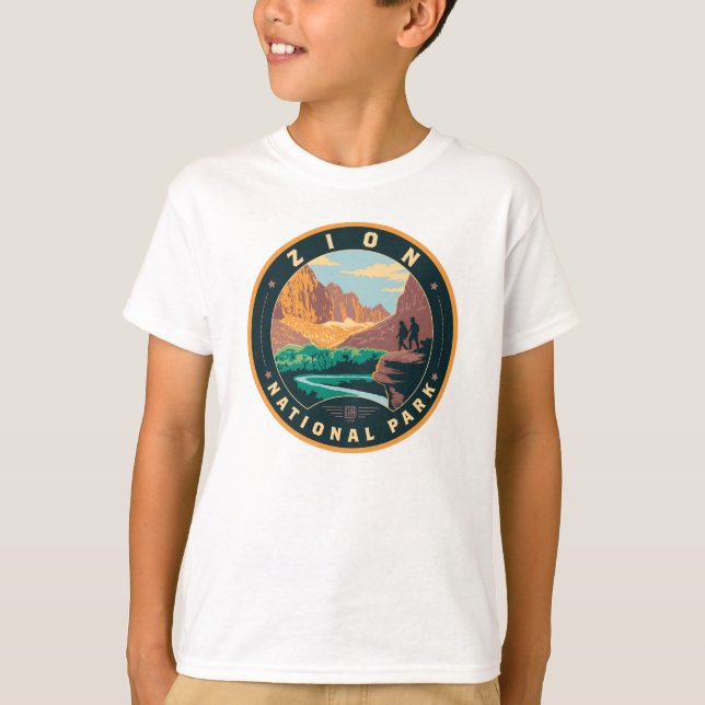 Zion-Nationalpark T-Shirt (Vorderseite)