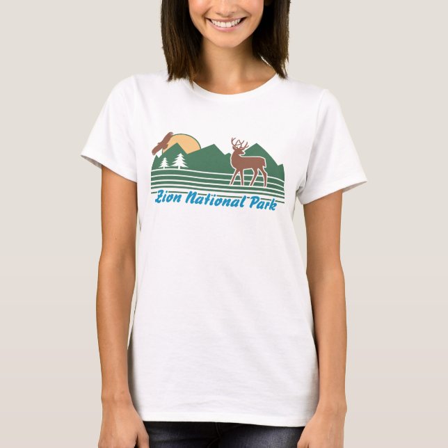 Zion-Nationalpark T-Shirt (Vorderseite)