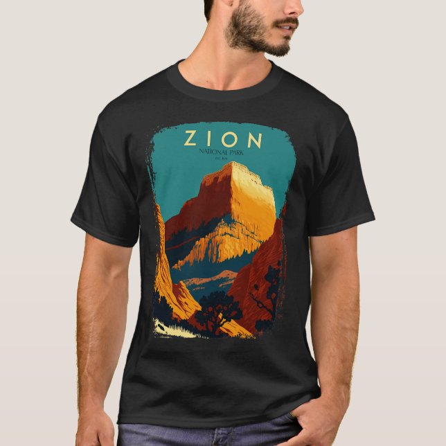 Zion Nationalpark T-Shirt (Vorderseite)