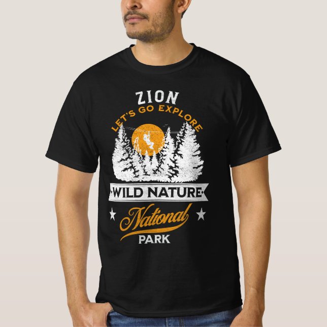Zion-Nationalpark T-Shirt (Vorderseite)