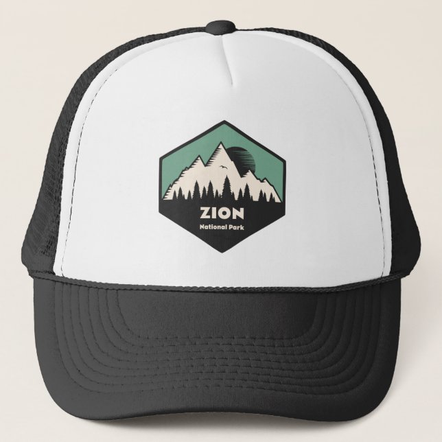 Zion-Nationalpark Truckerkappe (Vorderseite)