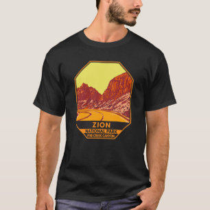 Zion Nationalpark Utah Pine Creek Canyon Vintage T-Shirt