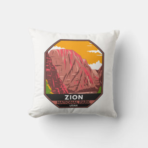 Zion Nationalpark Utah Vintage Kissen