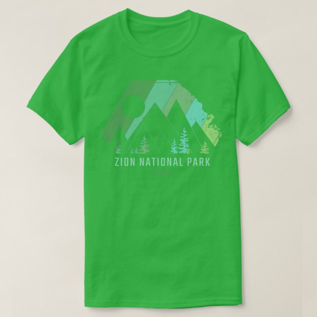 Zion-Nationalpark Vintag 2 T-Shirt (Design vorne)