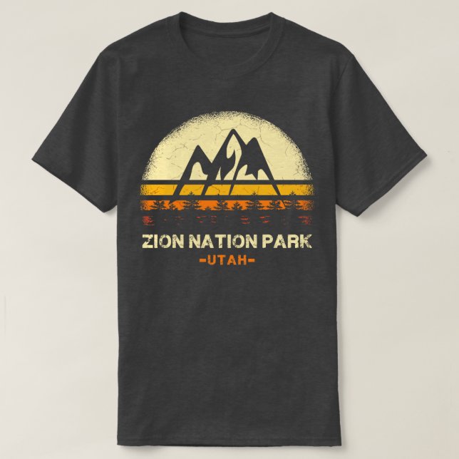 Zion-Nationalpark Vintag 3 T-Shirt (Design vorne)