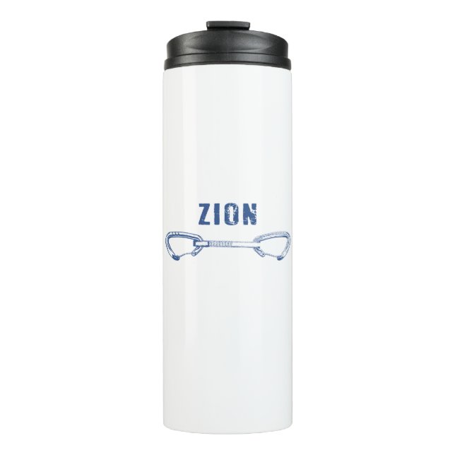 Zion Rock Climbing Quickziehen Thermosbecher (Vorderseite)
