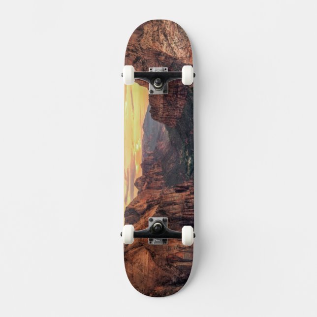 Zion Schlucht-Nationalpark Skateboard (Vorderseite)