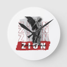 Zion small runde wanduhr
