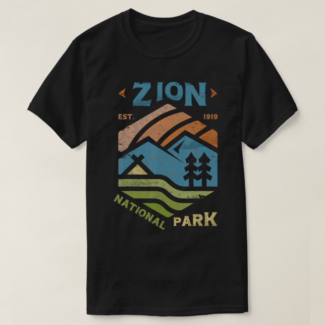 Zion Utah Beehive Staat Nationalparks Mighty 5 T-Shirt (Design vorne)