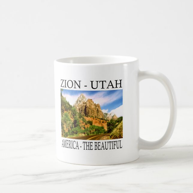 Zion Utah Kaffeetasse (Rechts)