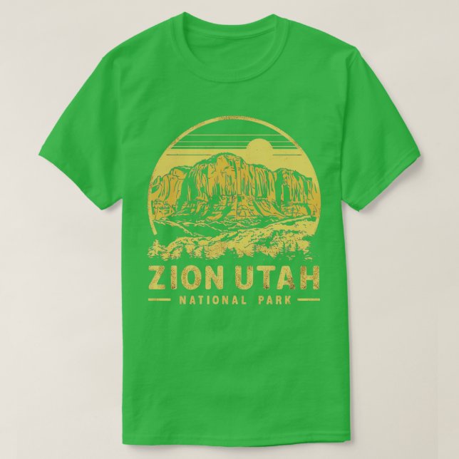 Zion Utah Nationalpark T-Shirt (Design vorne)