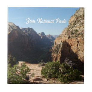 Zion vom Angels Landing Trail Zion National Park Fliese