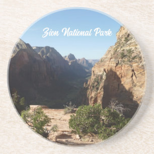 Zion vom Angels Landing Trail Zion National Park Getränkeuntersetzer