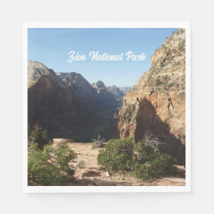 Zion vom Angels Landing Trail Zion National Park Serviette
