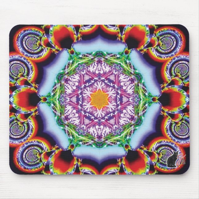 Zionesque Kaleidoscope Mouse Pad Mousepad (Vorne)