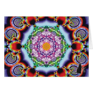 "Zionesque" kc-Kaleidoskop-Gruß-Karte