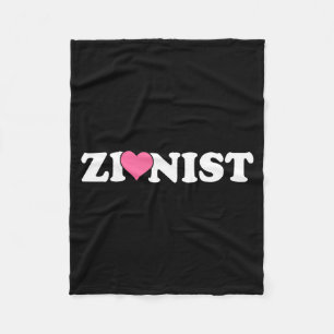 Zionistischer Funny Valentine Day Retro-Liebes-Mem Fleecedecke