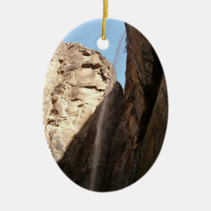 Zions Weeping Rock im Zion National Park Keramik Ornament