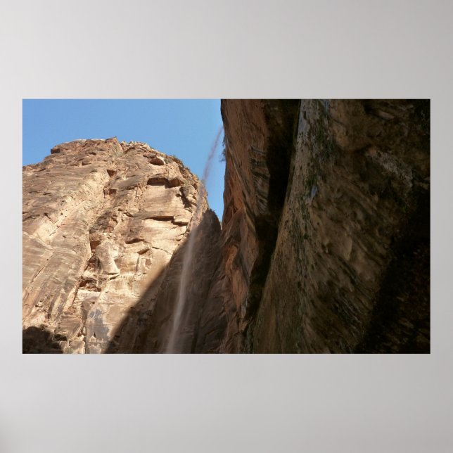 Zion's weinender Felsen im Zion-Nationalpark Poster (Vorne)